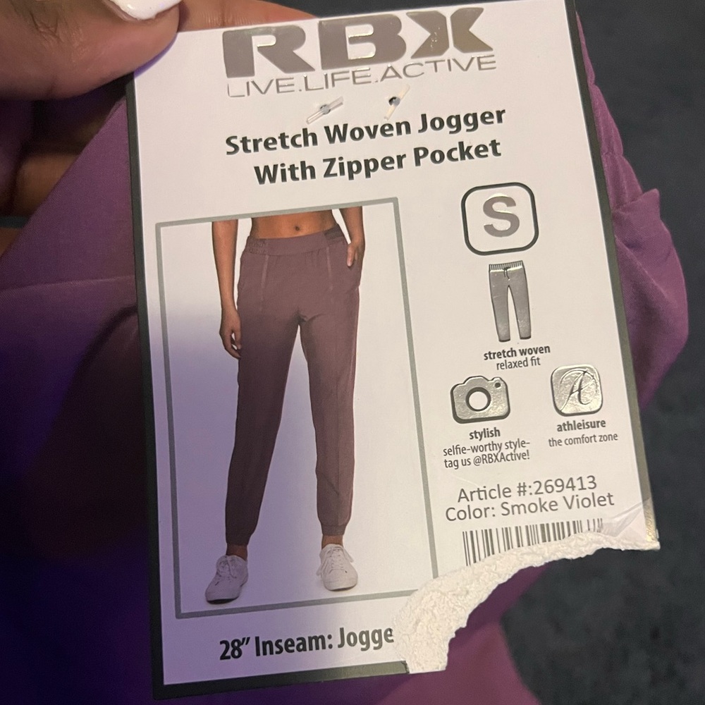 mauve joggers